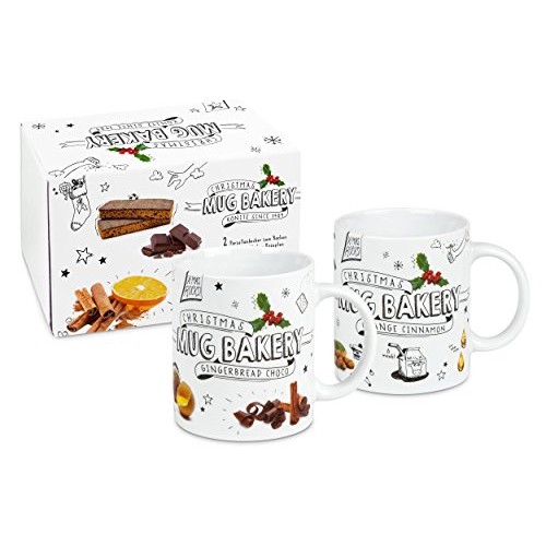 Sada hrnků Bakery , recepty pečení , MugCake