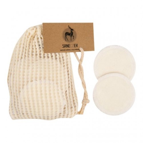 Odličovací tampony pratelné 10 kusů z Bio bavlny a bambusu SRNECZEK