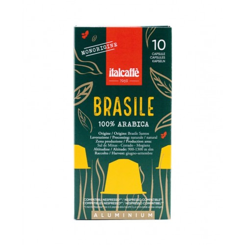 Káva Italcaffé BRASILE typ Nespresso kapsle 10ks
