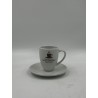 Espresso doppio šálek s podšálkem - sada 4 ks