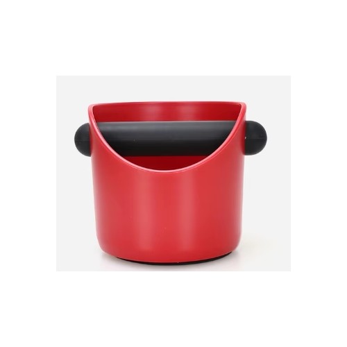 Vyklepávač kávy plast kulatý červený 110mm